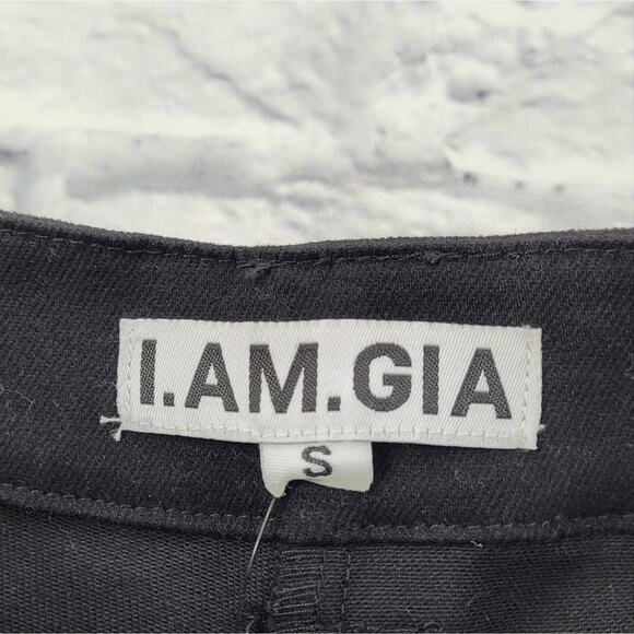 I.AM.GIA Ursa Black Cargo Pants size Small - Picture 12 of 13